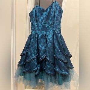 Beautiful Aqua Formal Dress.